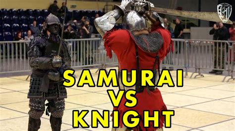Samurai Vs Knight Epic Fight Of Master Of Historical Fencing Sword Vs