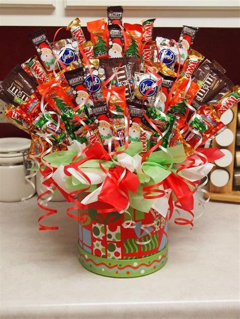 Pin By Monica Brown On T Baskets Pinterest Christmas Candy Ts Candy Bouquet Diy