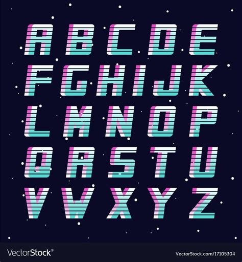 Pin By Rose Kent On 90s Retro Font Lettering Typography Alphabet