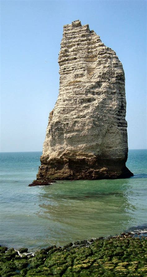 The spectacular cliffs of etretat are world. Étretat, France