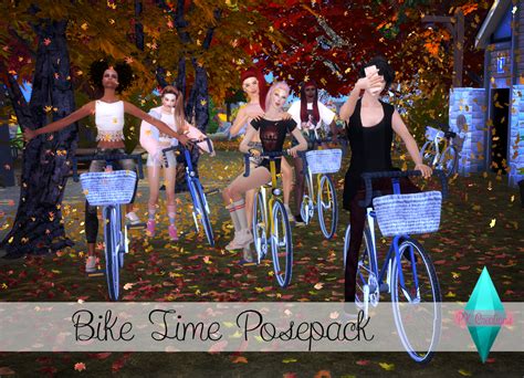 Sims 4 Ccs The Best Bike Time Posepack By Platinumplumbobgkr