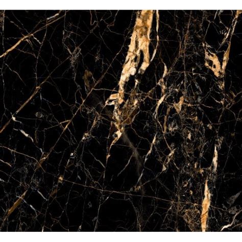 Black And Gold Marble Effect 60cm X 60cm Wall And Floor Tile Marble