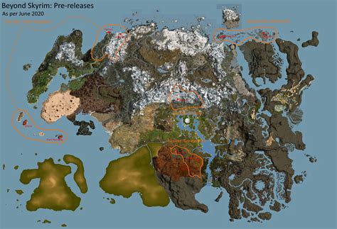 Beyond Skyrim Pre Release Area Map Posted By Space220 On Discord