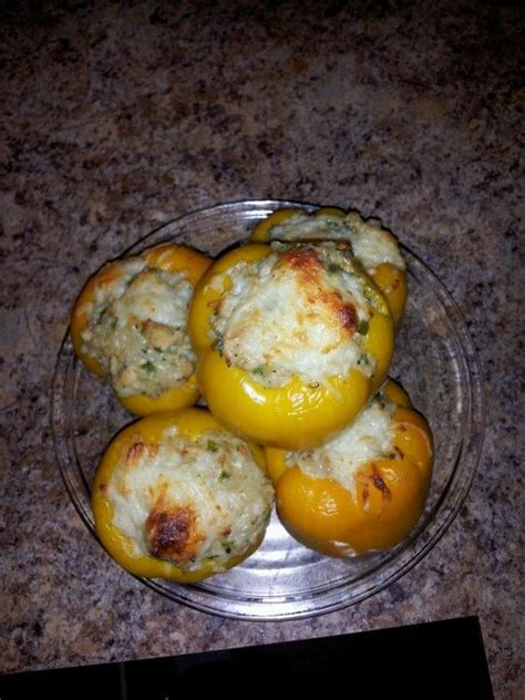 Stuffed Yellow Peppers Stuffed Peppers Delicious Recipes