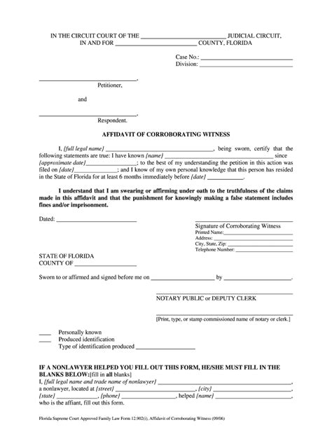 Affidavit Sample Fill Out And Sign Online Dochub