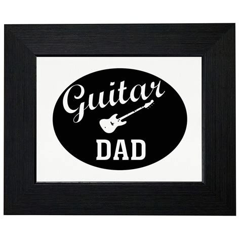 Guitar Dad Trendy Guitar Themed Graphic Shirt Pillow Frame Etsy