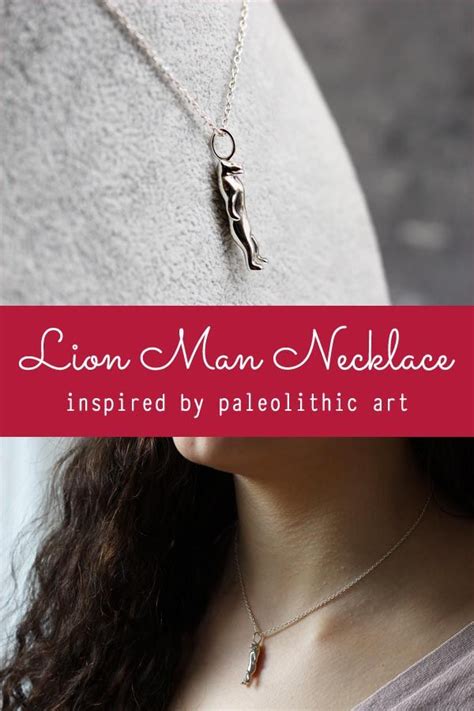 This motif, found on other objects from this part of europe, may have had special meaning for humans living there. Lion-Man Necklace - Archaeology Jewelry in 2020 | Science ...