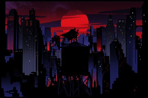 Batman Vs Catwoman Foil By Raid71 Poster Screen Print