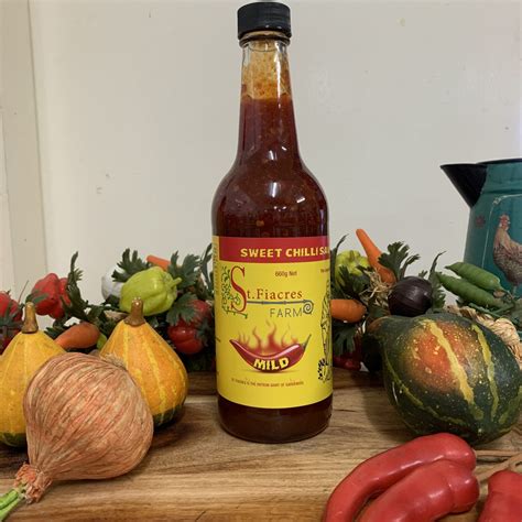 Sweet Chilli Sauce Mild Red - 330g bottle - St Fiacres Farm