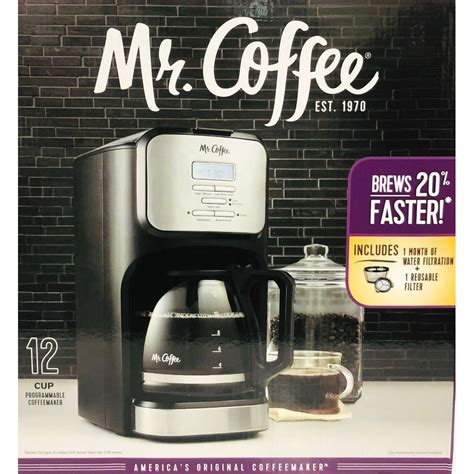 Mrcoffee Bvmc Dvx41 12 Cup Programmable Coffeemaker Blacksilver New