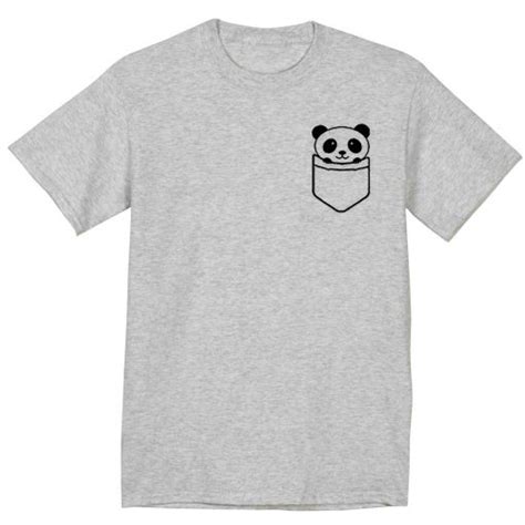 Panda Pocket T Shirt