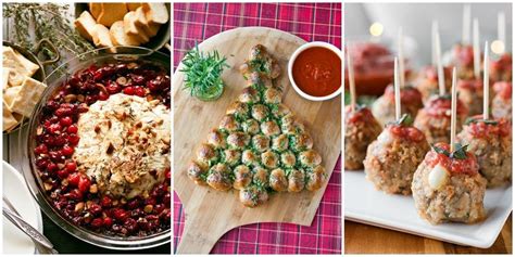These easy, holiday appetizers will keep your guests full until the main meal is ready. 30+ Easy Christmas Appetizers - Recipes for Holiday Appetizer Ideas
