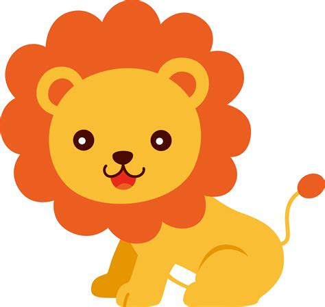 Pin By Ellie B Kat On Draw And Colour For Kid Animal Clipart Lion