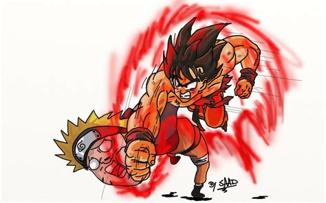 Goku Vs Naruto By Saad1030 On Deviantart