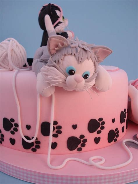Cat Cake Cake Cat Торт для ребёнка Торт в виде утки Торт на