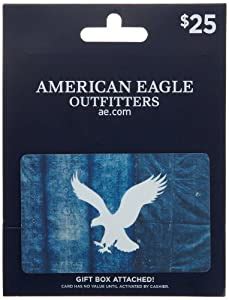 All questions or issues regarding your american eagle gift card balance should be directed to the company who issued you the gift card. Amazon.com: American Eagle Outfitters Holiday $25 Gift Card: Gift Cards