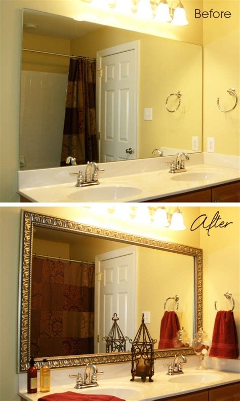 An Easy Diy Project For Any Homeowner Add A Mirrormate Frame To The Plate Glass Bathroom Mirror