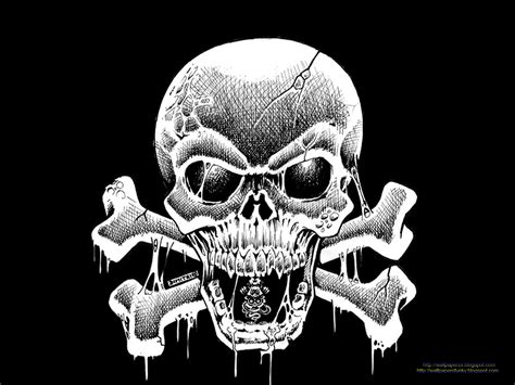 All Type Wallpapers Gothic Skull Black Darkside Wallpapers