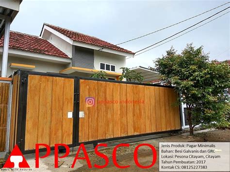 Model pagar minimalis baca selengkapnya. Pagar Minimalis Motif Kayu GRC di Citayam - Pagar Minimalis Motif Kayu GRC di Citayam Bogor ...