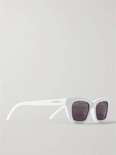 white d frame acetate sunglasses givenchy mr porter