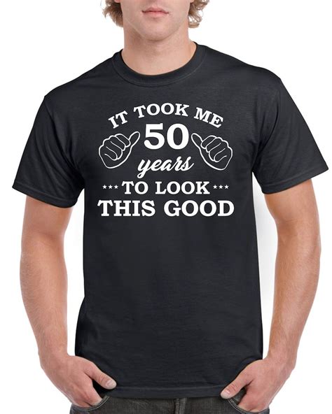 Mens 50th Birthday 50th Birthday Ts T Shirt Top Shirt T Etsy