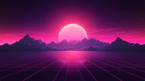 1366x768 Synthwave Electro 4k Laptop Hd Hd 4k Wallpapersimages