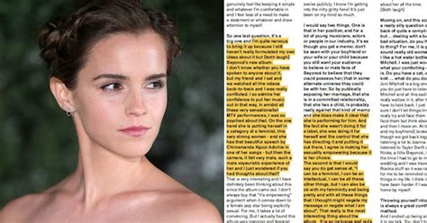 Emma Watson Defends Herself After Beyoncé Comments