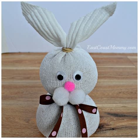 East Coast Mommy No Sew Sock Bunnies