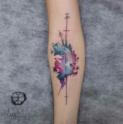 35 Lindas Tatuagens Que Simulam Aquarela Orion Tattoo Geometric
