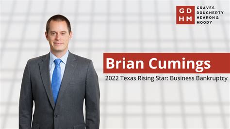 Brian Cumings Named 2022 Texas Rising Star Graves Dougherty Hearon