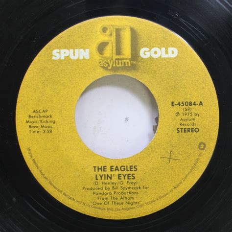 The Eagles 45 Rpm Lyin Eyes Take It To The Limit Music