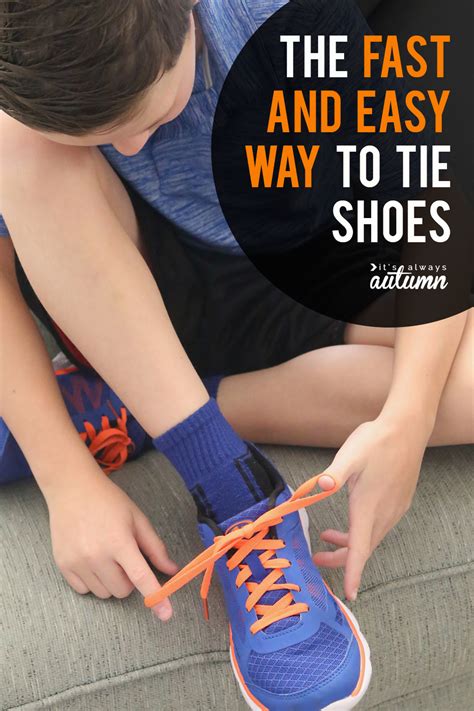 The Fast Easy Way To Tie Your Shoes Great For Kids