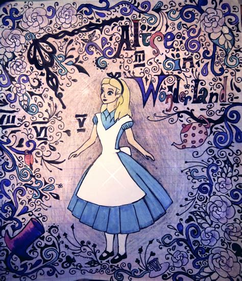 Alice In Wonderland Inspired Drawings