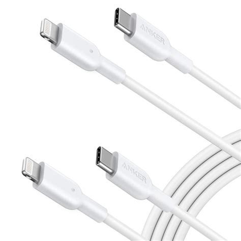 Anker Usb C To Lightning Cable 6ft 2 Pack Powerline Ii Supports