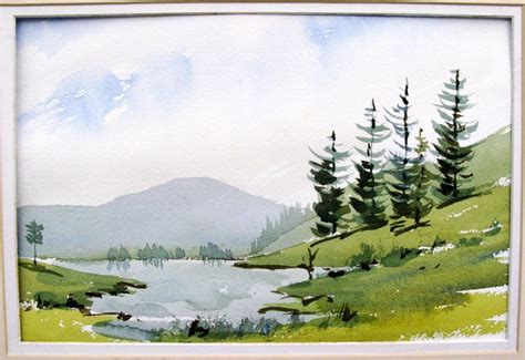 Your First Landscape Watercolor Landscape Paintings Watercolor