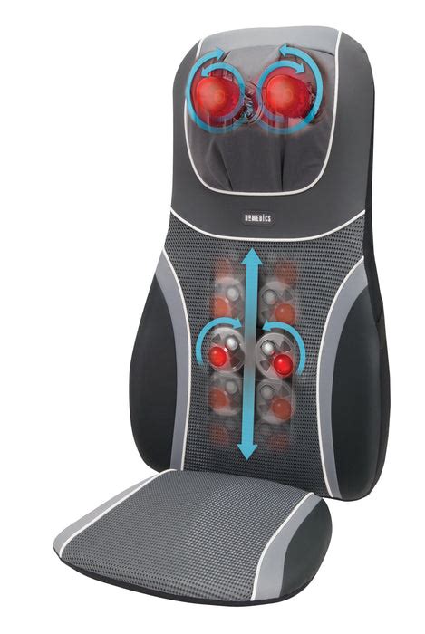 Homedics 2 In 1 Back And Neck Shiatsu Massager With Heat Grey Buy Online — Accessory Lab