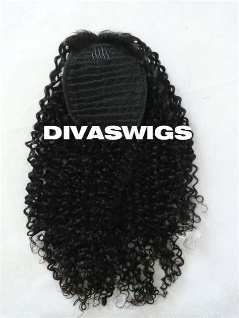 Inch14 24 120g 180g Fake Hair Ponytail Clip In Curly Virgin Human Hair