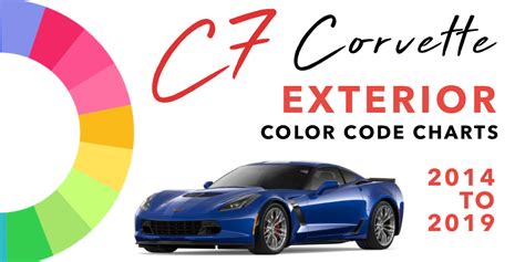 C7 Corvette Exterior Color Codes And Production Numbers Corvette