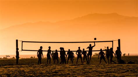 Los Angeles Beach Volleyball Stock Photos Pictures And Royalty Free
