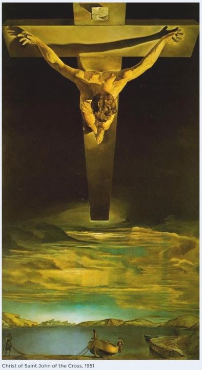 Christ Of Saint John Of The Cross By Salvador Dalí 1951 Imagined