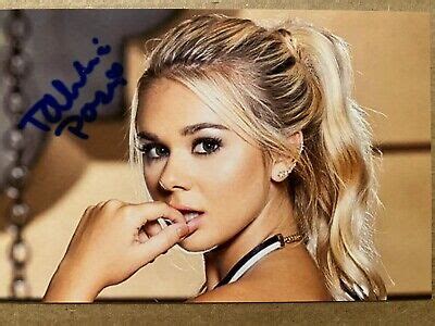 Tahlia Paris Autograph Hand Signed X Photo Authentic Playboy Model Ebay