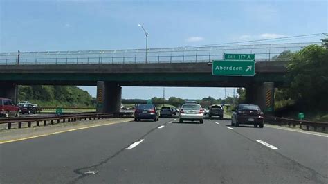 Garden State Parkway Exits 123 To 114 Southbound Local Lanes Youtube