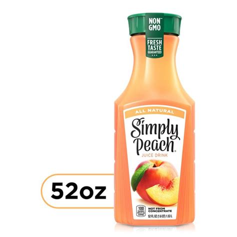 Simply Peach Juice 52 Oz Instacart