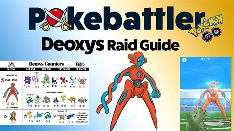 Deoxys Counters And Raid Guide The Highest Attack In Pokemon Go Youtube
