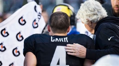 Oakland Raiders Carr Doing ‘everything’ On Leg Had Wife Tackle Him