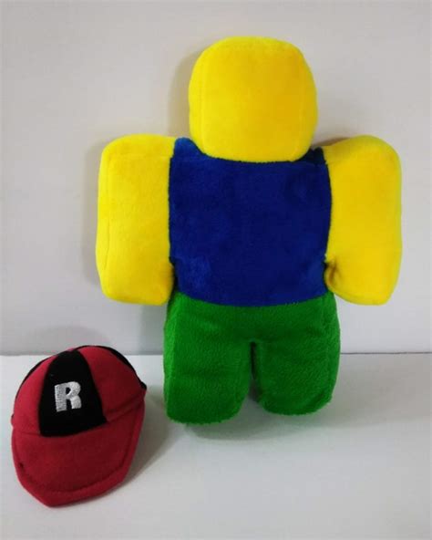 Handmade Plush Roblox Noob Vs Guest Toy Set With Removable Hats Robux
