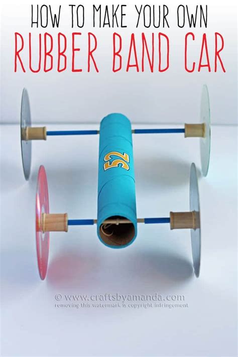 How To Make A Rubber Band Car