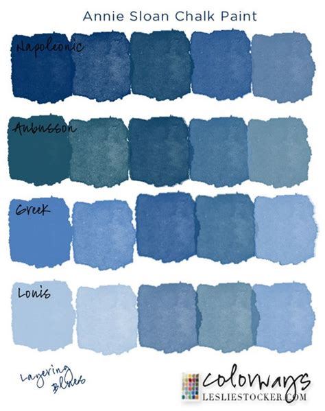 The Moody Blues Colorways In 2023 Blue Chalk Paint Chalk Paint