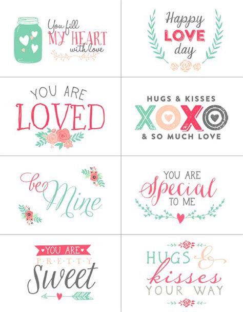 No hustle, just add what you want to see to the artboard, combine text and colors and you're. 67 best images about Valentine's Day Labels, Templates and ...