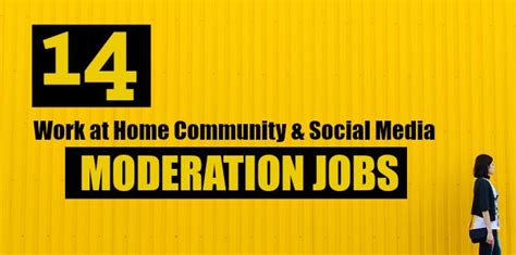 What jobs are available at emoderation? 14 Work at Home Community and Social Media Moderation Jobs